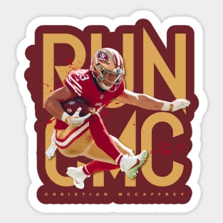 Christian McCaffrey Run CMC Sticker